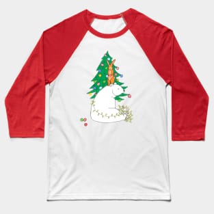 Christmas Bear Baseball T-Shirt